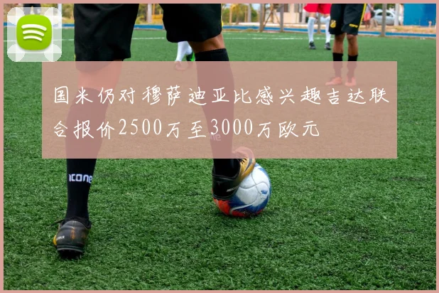 国米仍对穆萨迪亚比感兴趣吉达联合报价2500万至3000万欧元